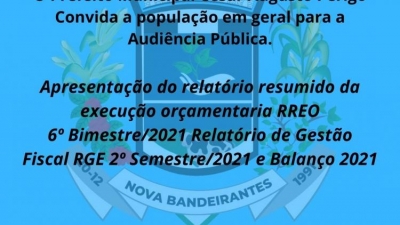 Audiência Pública/2021