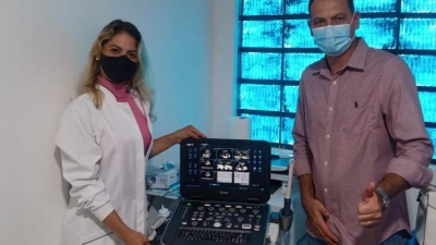 Saúde de Nova Bandeirantes beneficiada com aparelho de Ultrassom entre outros equipamentos
